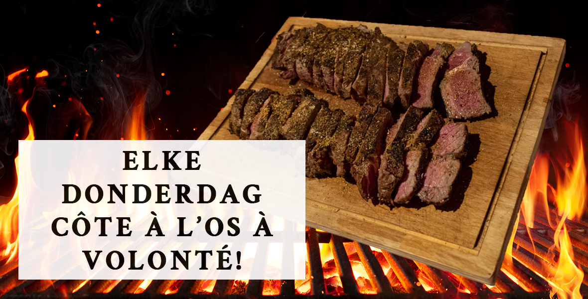 Promotie banner voor grilled vlees