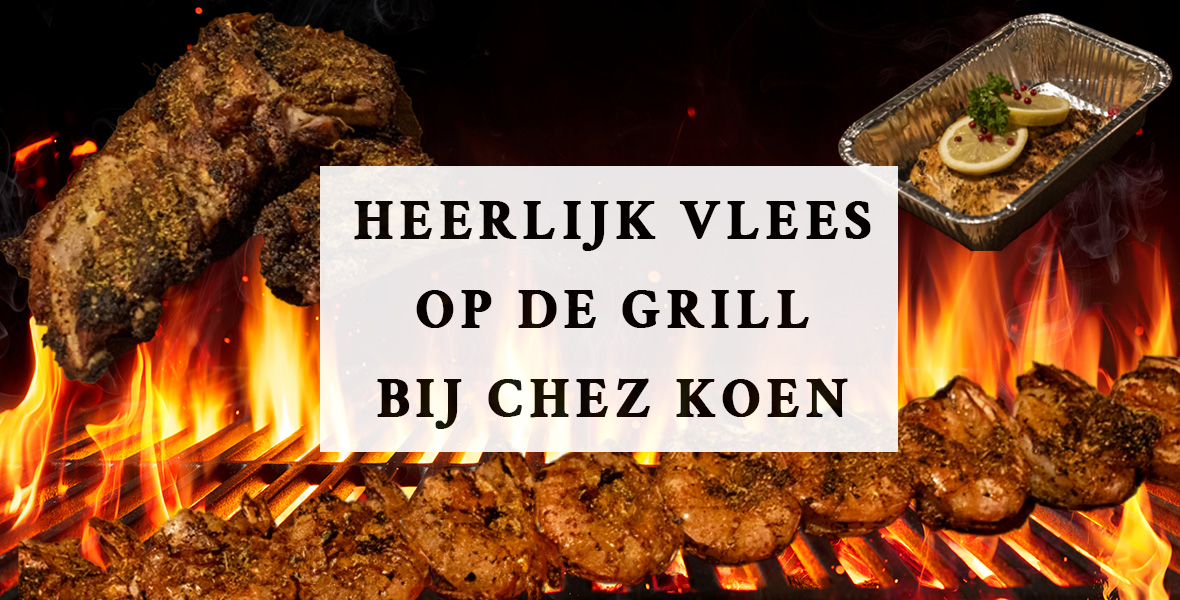 Promotie banner voor grilled vlees